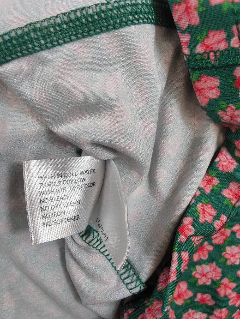 Rhoback Women's Quarter Zip Long Sleeve Golf Size XL Floral Performance Shirt - Picture 5 of 5